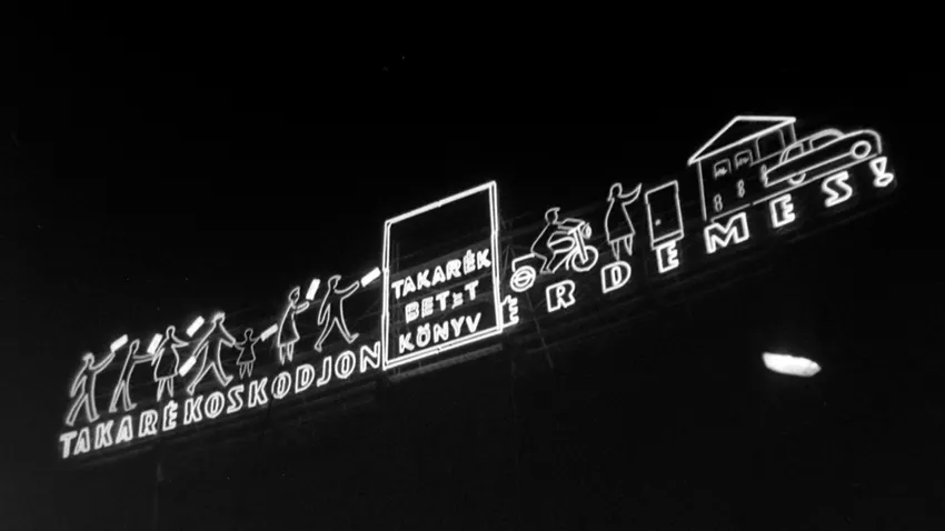 Retro neonreklámok Budapesten