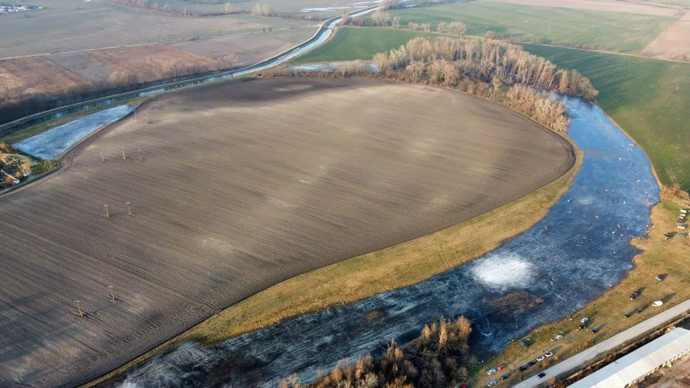 Csodájára járnak a régi csallóközi Dunaág közelében létrejött természetes koripályának