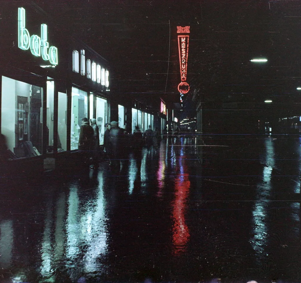 1959, Rákóczi út az Astoria kereszteződés irányából
