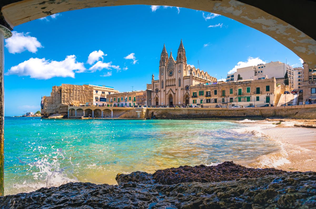 View,Of,Saint,Julian,,Malta