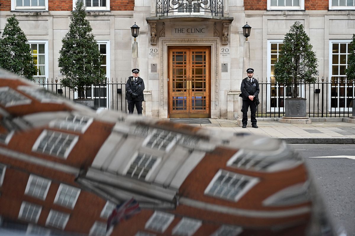 The London Clinic, AFP