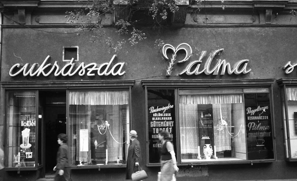 1966, Erzsébet körút, Pálma cukrászda