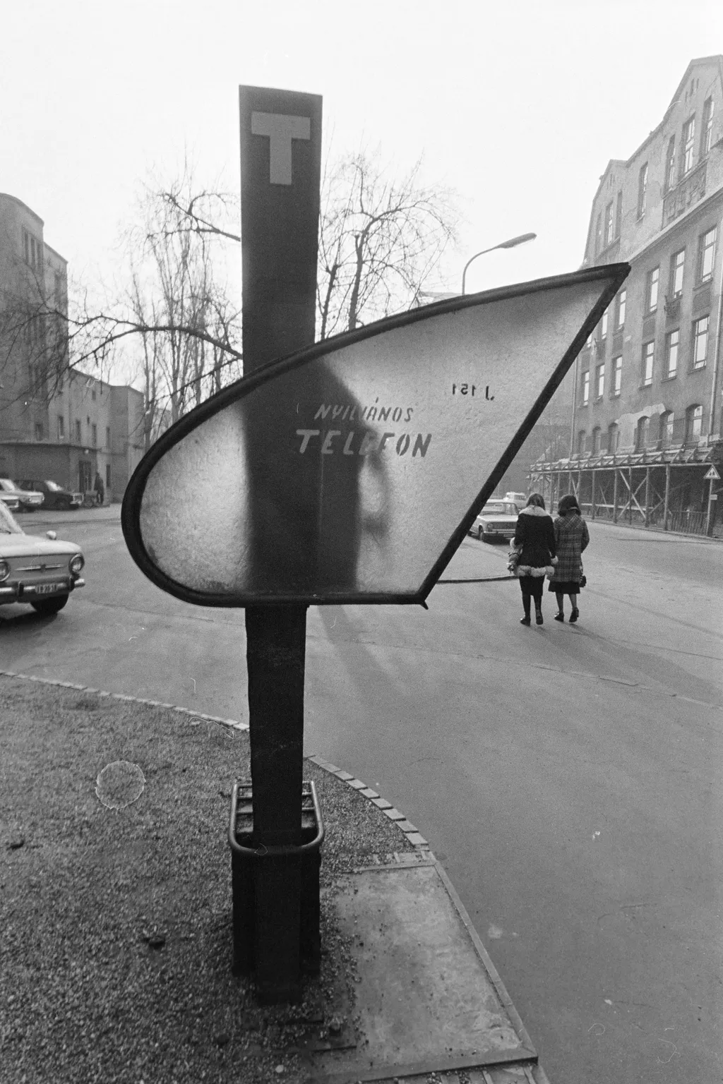 1976 nyilvános telefon a VIII. kerületben
