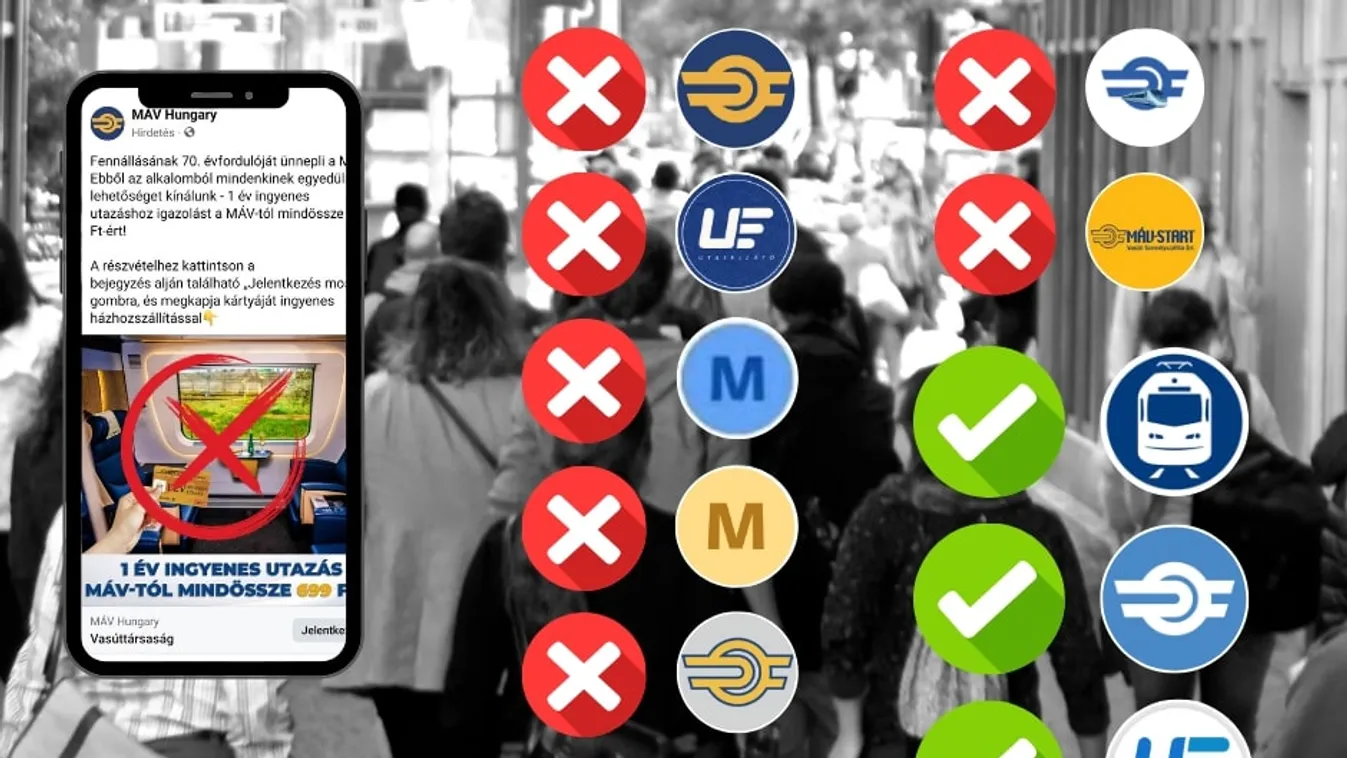 Adathalász csalók hirdetnek ingyenes utazást a MÁV nevében