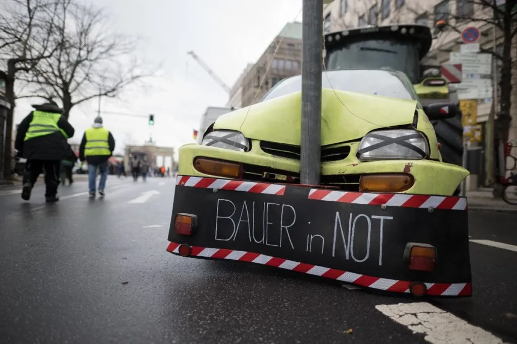 Farmers' protests - large rally in Berlin