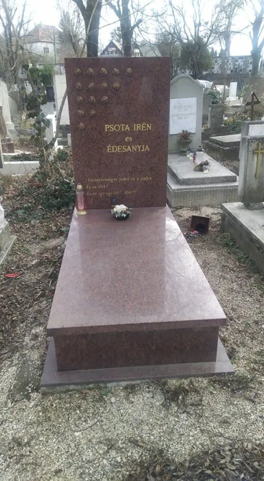 Psota Irén sírja