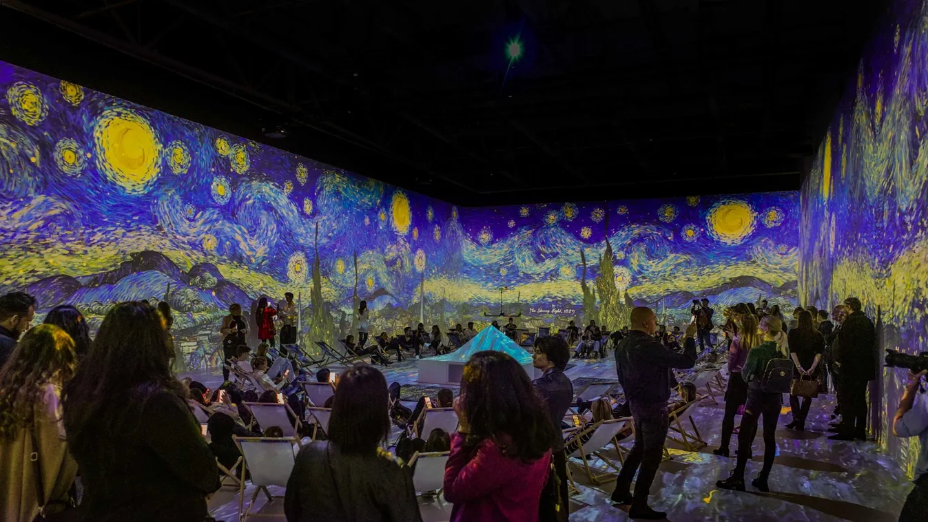 Fotók: Mától látogatható az egész világot lenyűgöző Van Gogh immerzív kiállítás