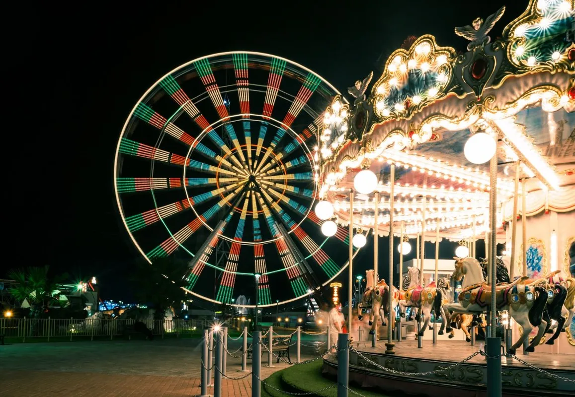 vidámpark óriáskerék játékok