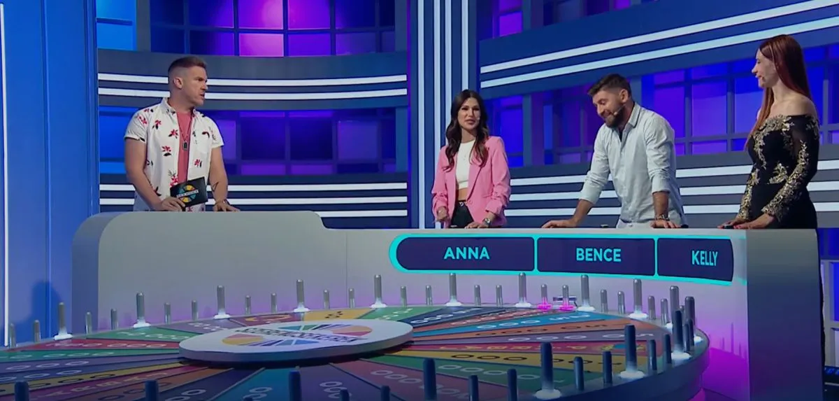 Tóth Bence a Szerencsekerékben