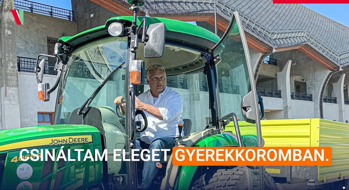 Orbán Viktor, traktor, 