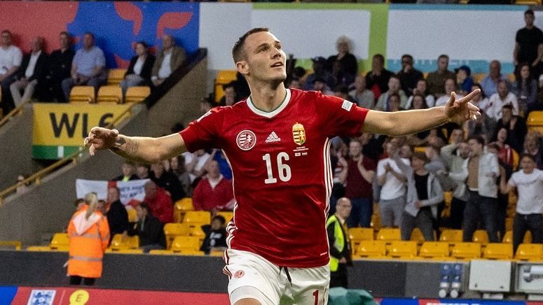 Gazdag eddig 4 gólt lőtt a válogatottban, legutóbb az angliai 4-0-s diadal során