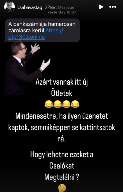 Vastag Csaba csalás