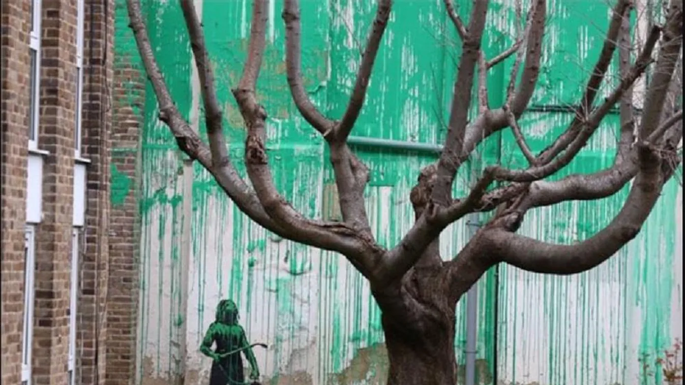 Új Banksy festmény tartja lázban Londont