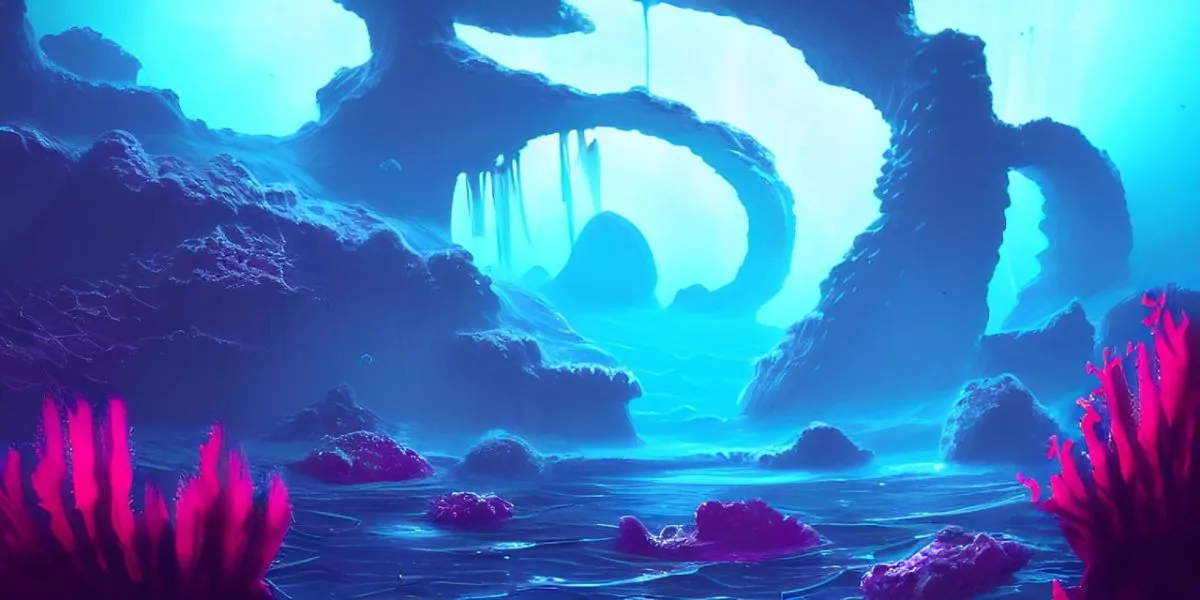 Atlantisz, víz alatti, tenger mélyén, Pixabay