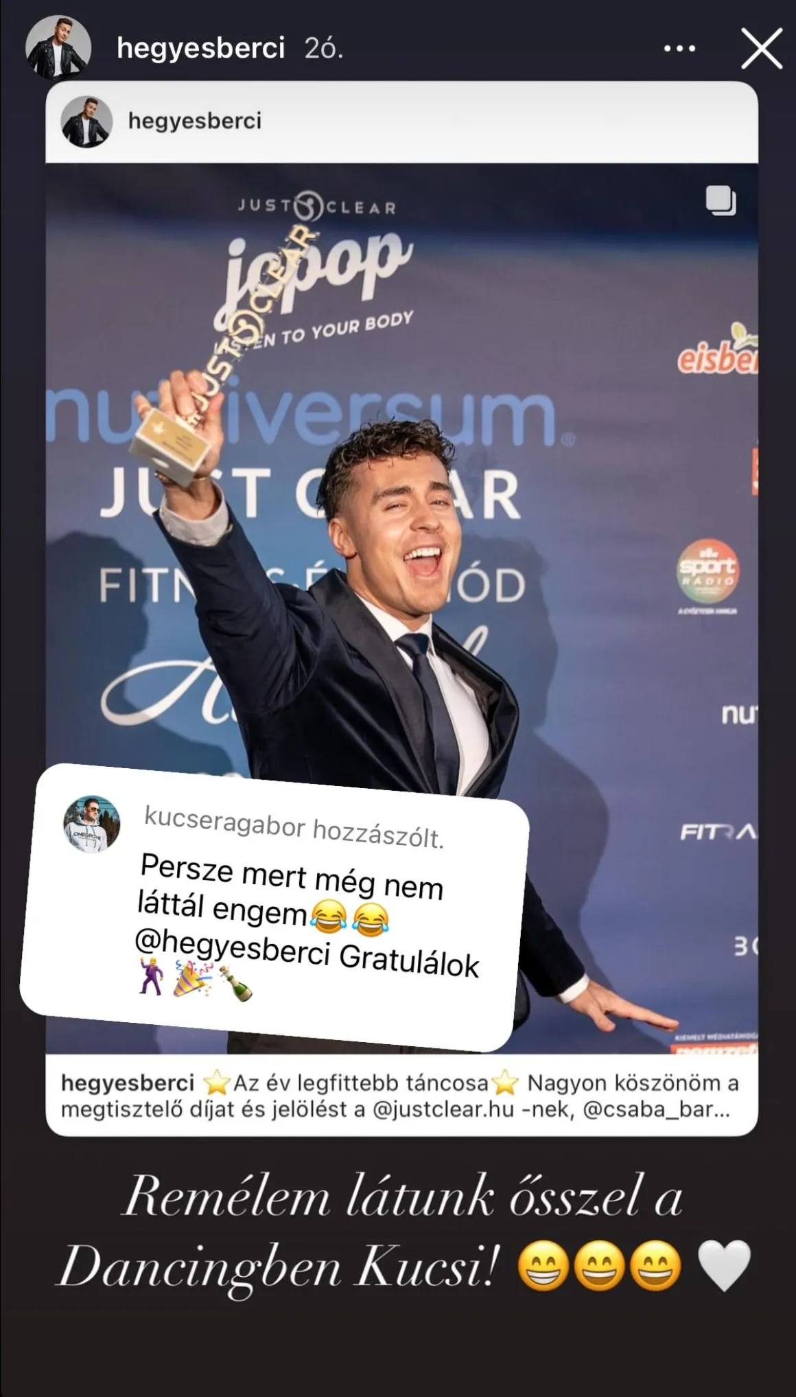 Hegyes Berci kihívása Kucserának