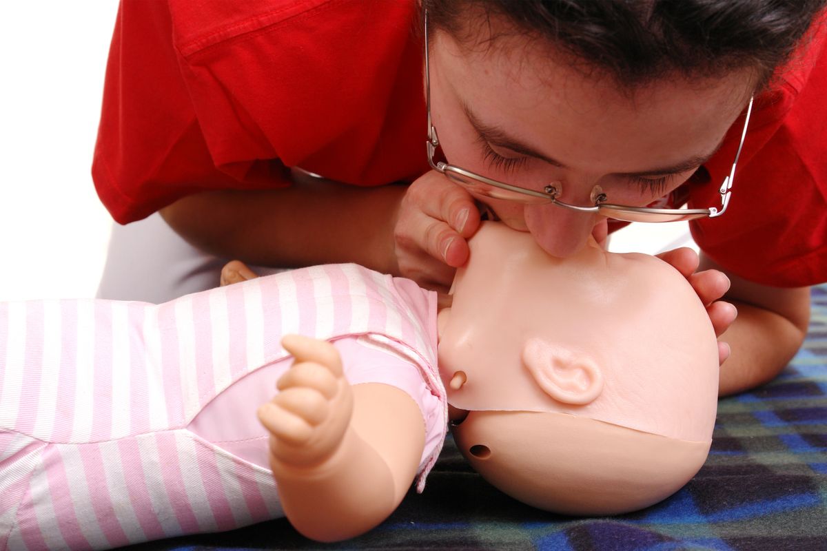 Infant,Dummy,First,Aid,Demonstration,Series,-,First,Aid,Instructor