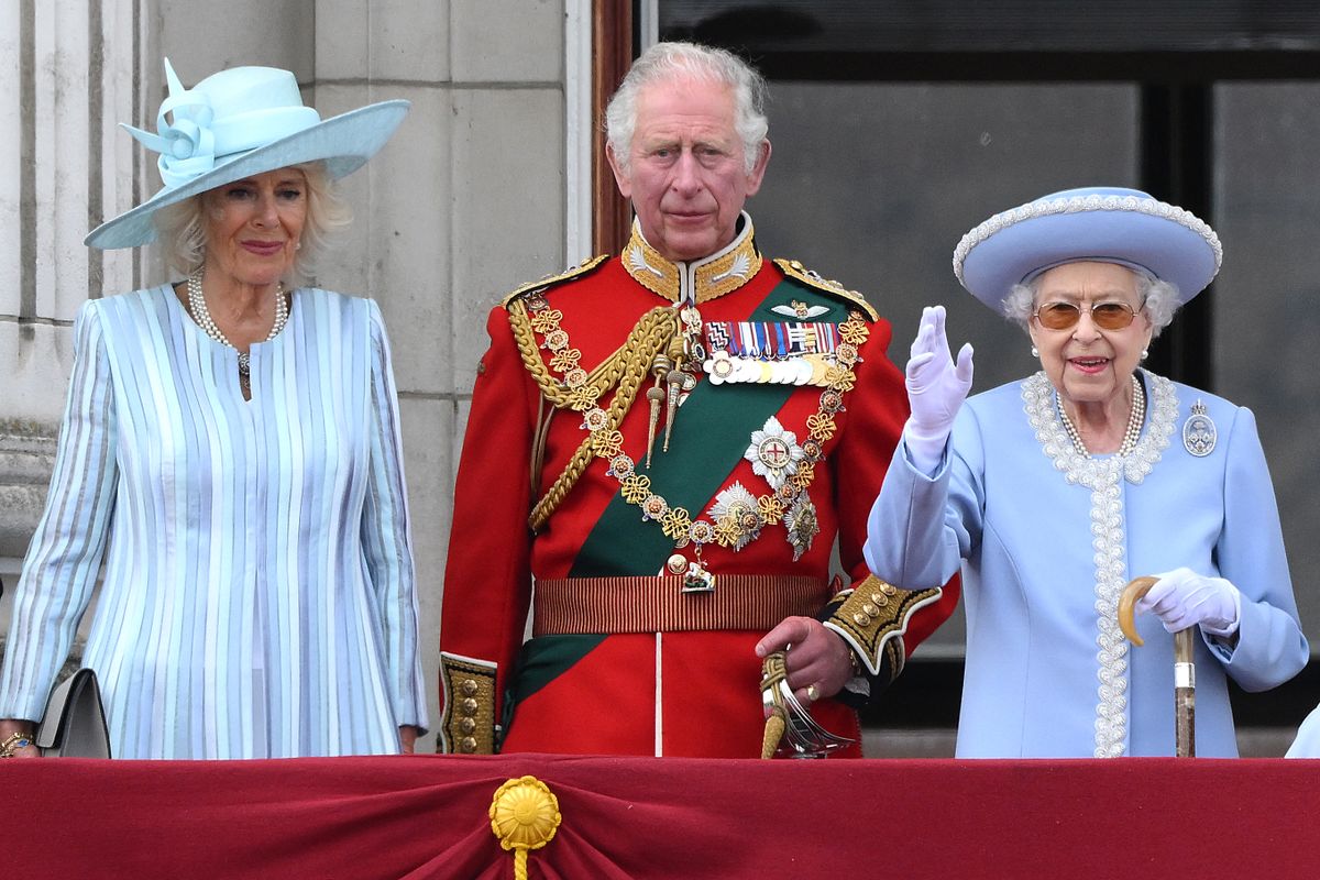 2022-ben, II. Erzsébet királynő élet egyik utolsó nyilvános megjelenésén 