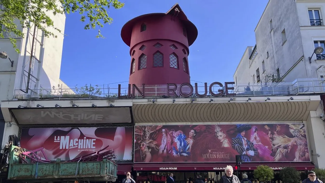 Videó: Megcsonkítva áll a párizsi Moulin Rouge, miután leszakadtak a széllapátjai