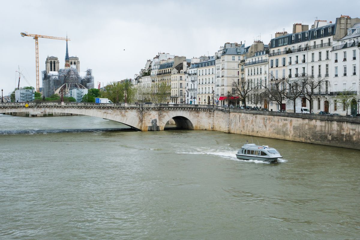 Flood Of The Seine In Paris