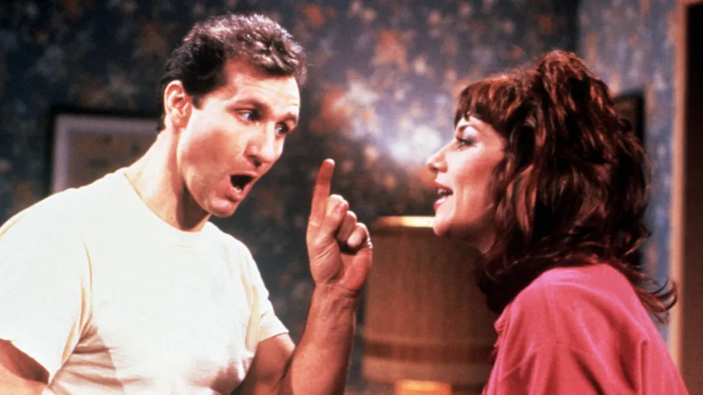 Ed O'Neill mint Al Bundy és Katey Sagal, mint a felesége, Peggy a vígjátéksorozatban