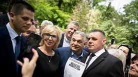Orbán Viktor Nyíregyházán folytatta vidéki kampánykörútját