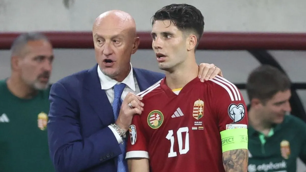 Marco Rossi és Szoboszlai Dominik a magyar válogatott meccsén