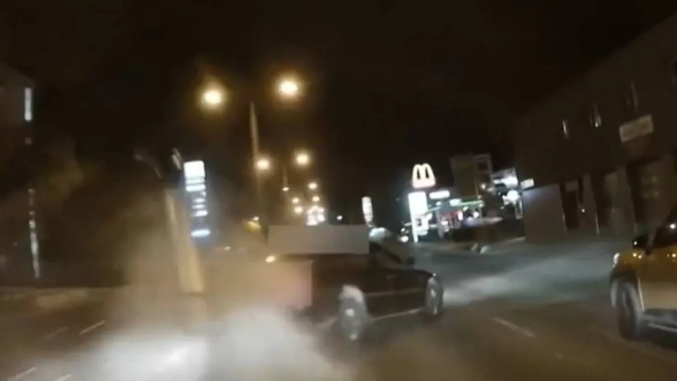 Pofátlan cserbenhagyás: hatalmas balesetet okozott az autós Budapesten, majd elmenekült – videó