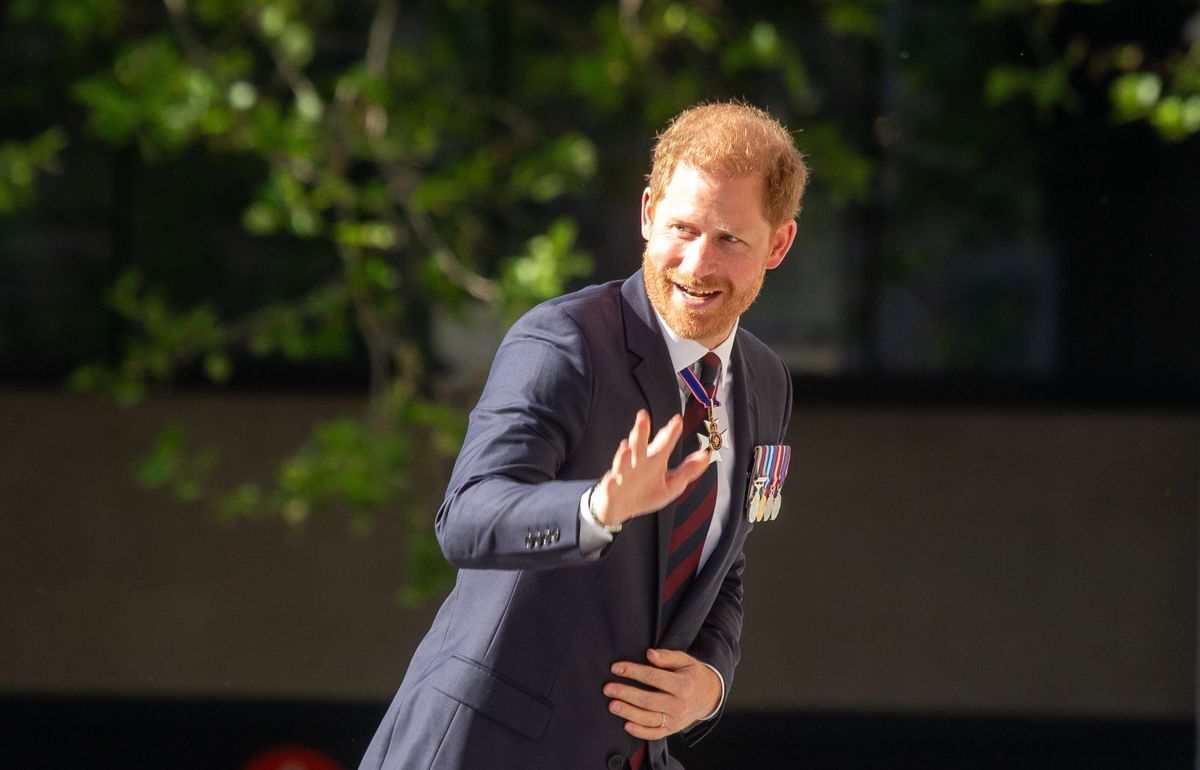 Prince Harry arrives at Invictus Games 10th Anniversary Service in London