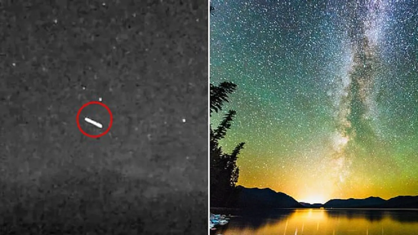 Csillagos égbolton jelent meg az izzón ragyogó UFO, ezt mondta a döbbent szemtanú