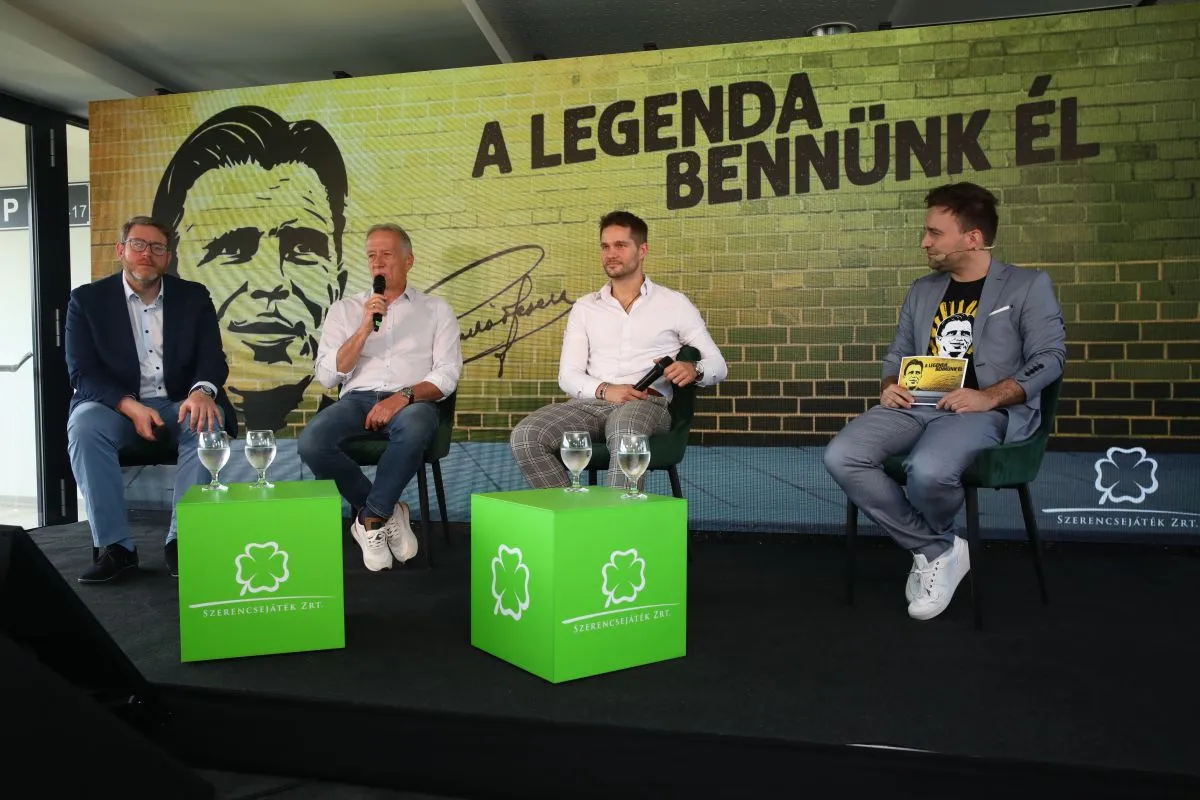Puskás Ferenc sorjegy - Szerencsejáték Zrt. A képen: <a href=