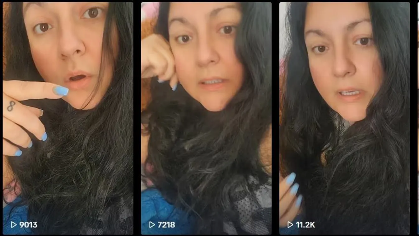 Eszter görbe tükröt tart a TikTok elé