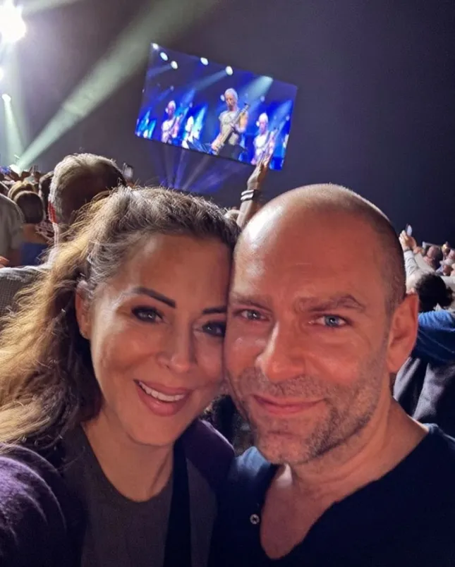 Tornóczky Anita és párja
