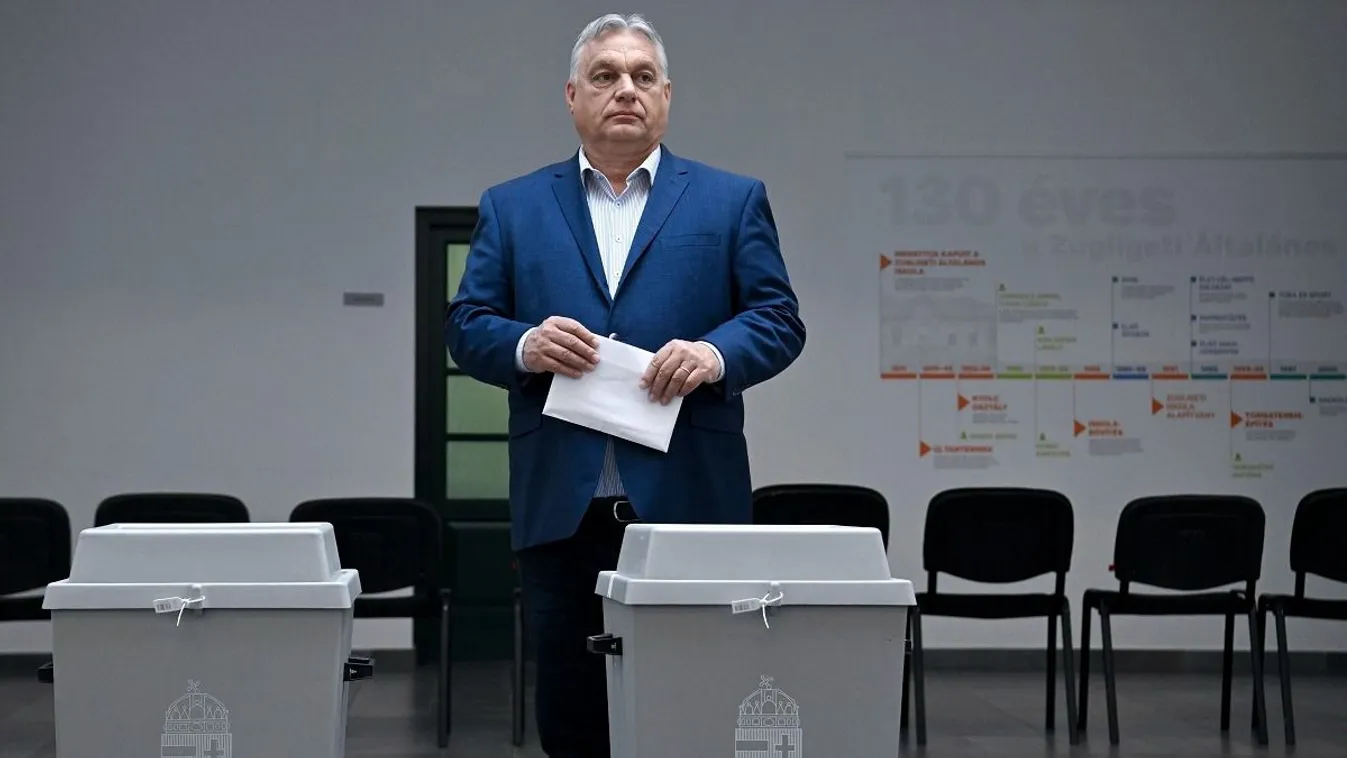 „Aki a Fideszre szavaz, a békére szavaz!” – Orbán Viktor is leadta a szavazatát