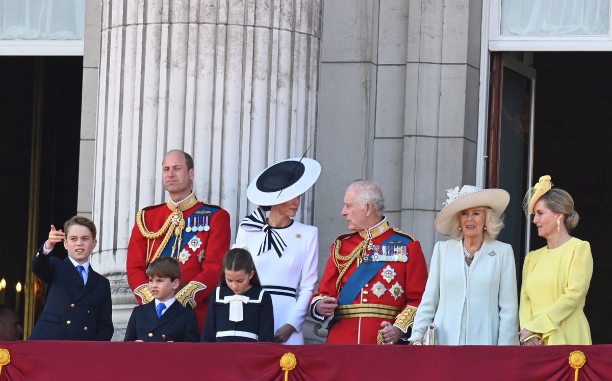 The King, Charles III, and Members of the Royal Family Attend Trooping the Colour