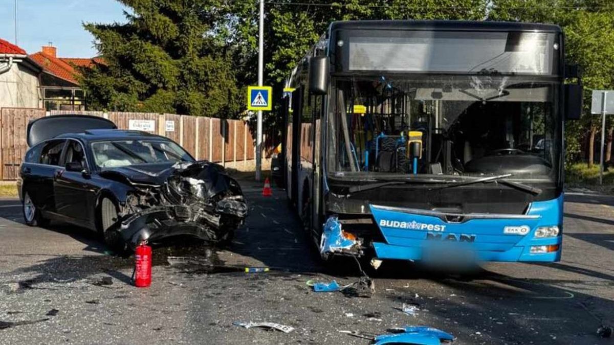 "Több gyereket is elvittek" – fotókon a brutális kispesti buszbaleset