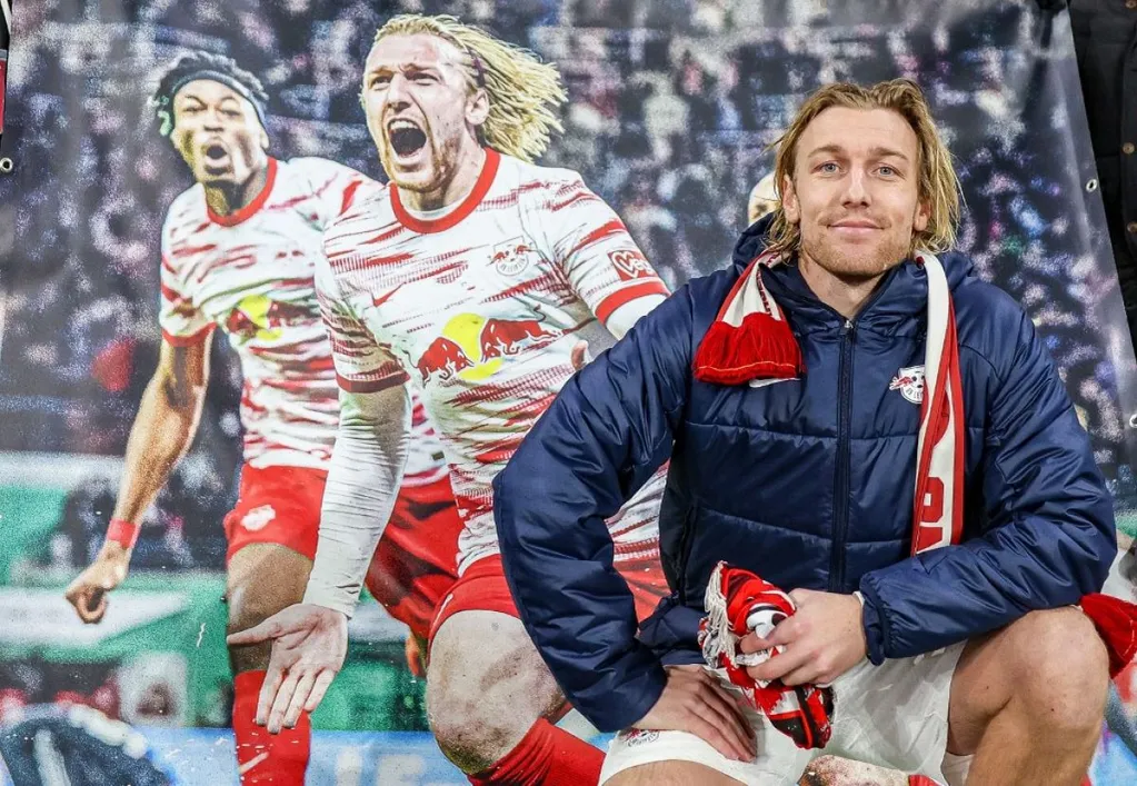 Emil Forsbergtől januárban klublegendaként búcsúztak Lipcsében