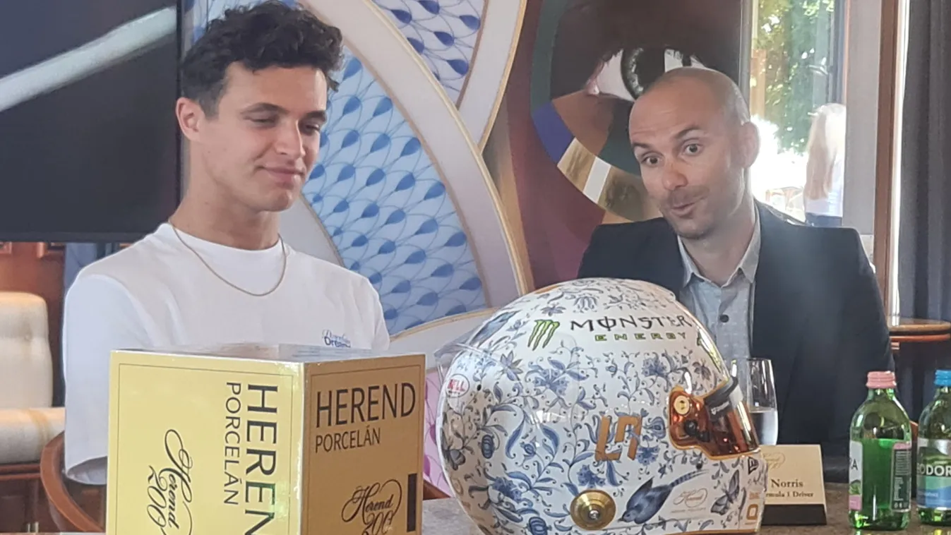 "Jövő héten kezdem a melót" - Lando Norrisnak munkát ajánlott a Herendi Porcelángyár