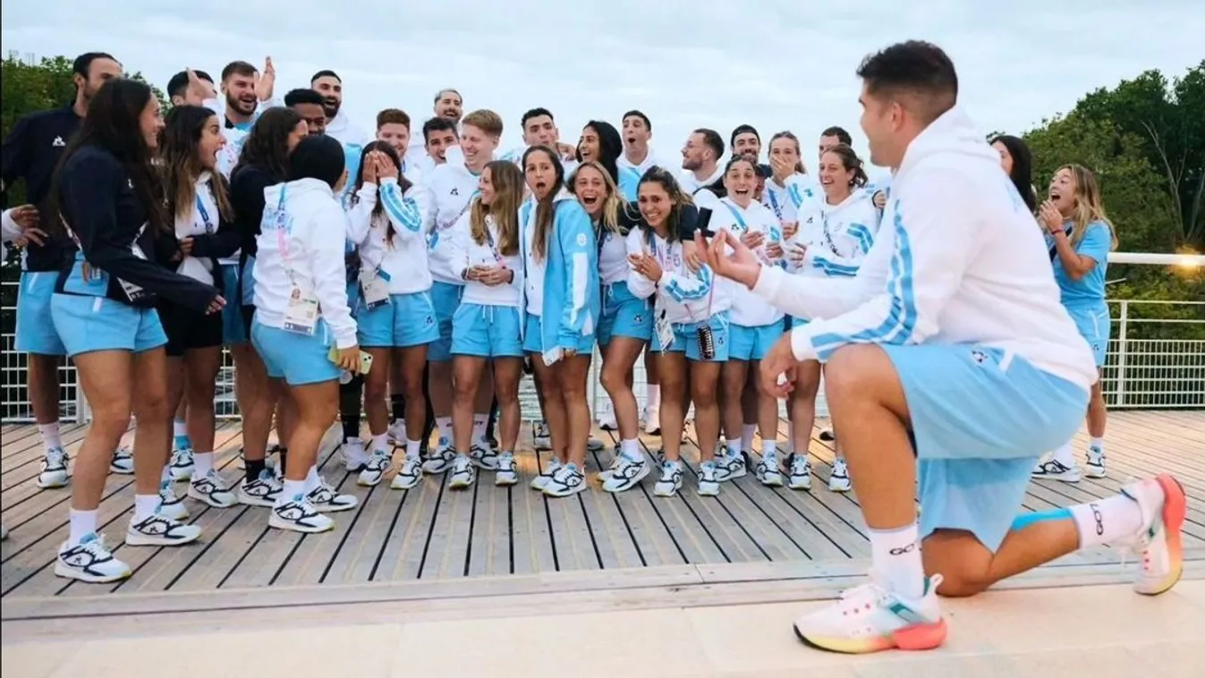Lánykérés Párizsban: könnyfakasztó videó, megkérte szerelme kezét az olimpikon