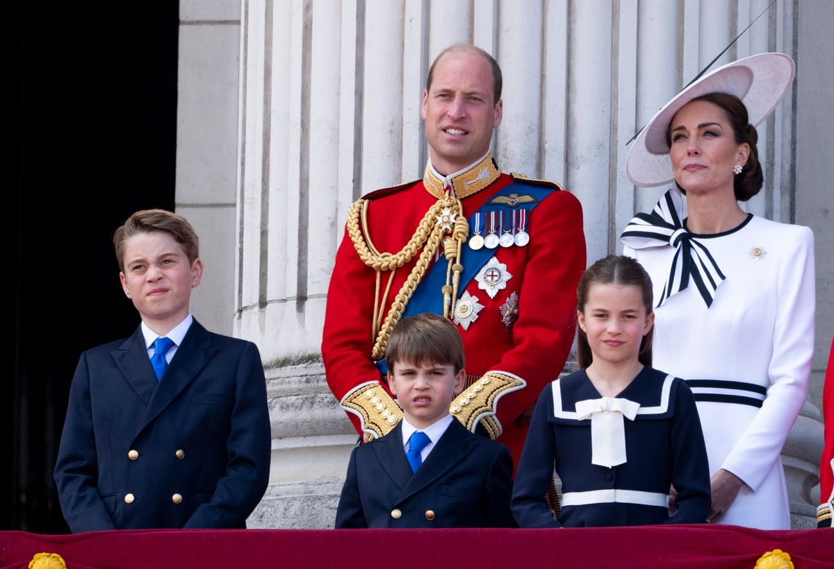 The King, Charles III, and Members of the Royal Family Attend Trooping the Colour