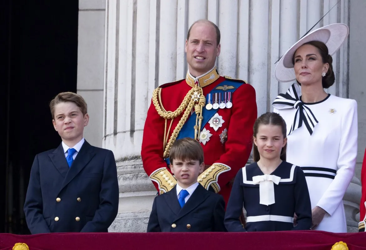 The King, Charles III, and Members of the Royal Family Attend Trooping the Colour