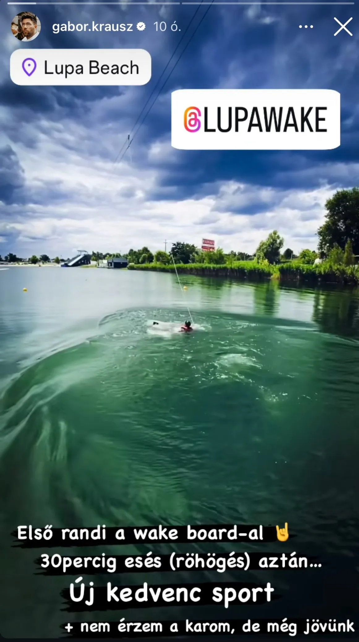 Krausz Gábor és Wake Board