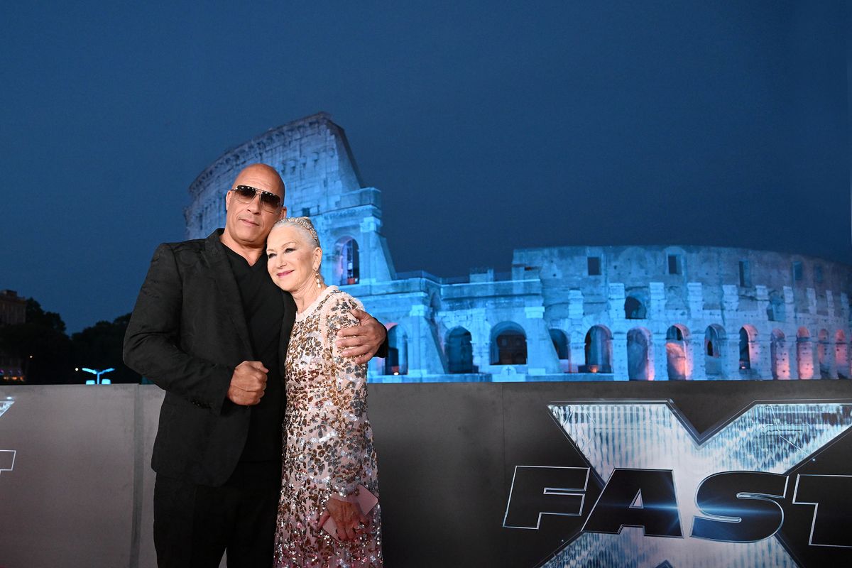 'Fast X' film premiere, the tenth film in the Fast & Furious Saga, at Colosseum in Rome, Italy, May 12, 2023. 12 May 2023