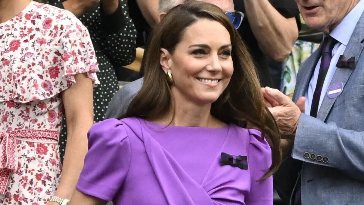 The Princess of Wales and Princess Charlotte at 2024 Wimbledon - Day Fourteen