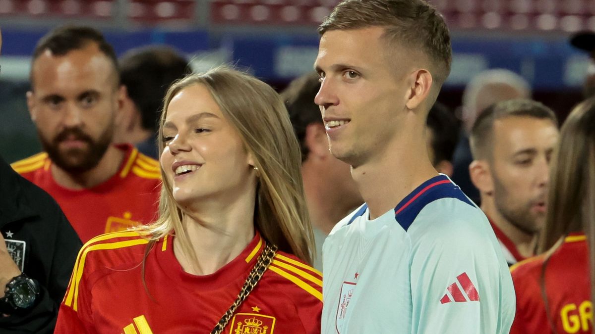 Dani Olmo mellett német barátnőj, Laura "Abla" Schmitt