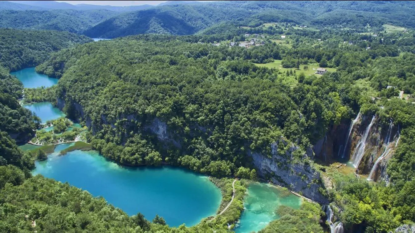 A Plitvicei-tavaknál megnyitották a Nagy-vízesés felé vezető utat