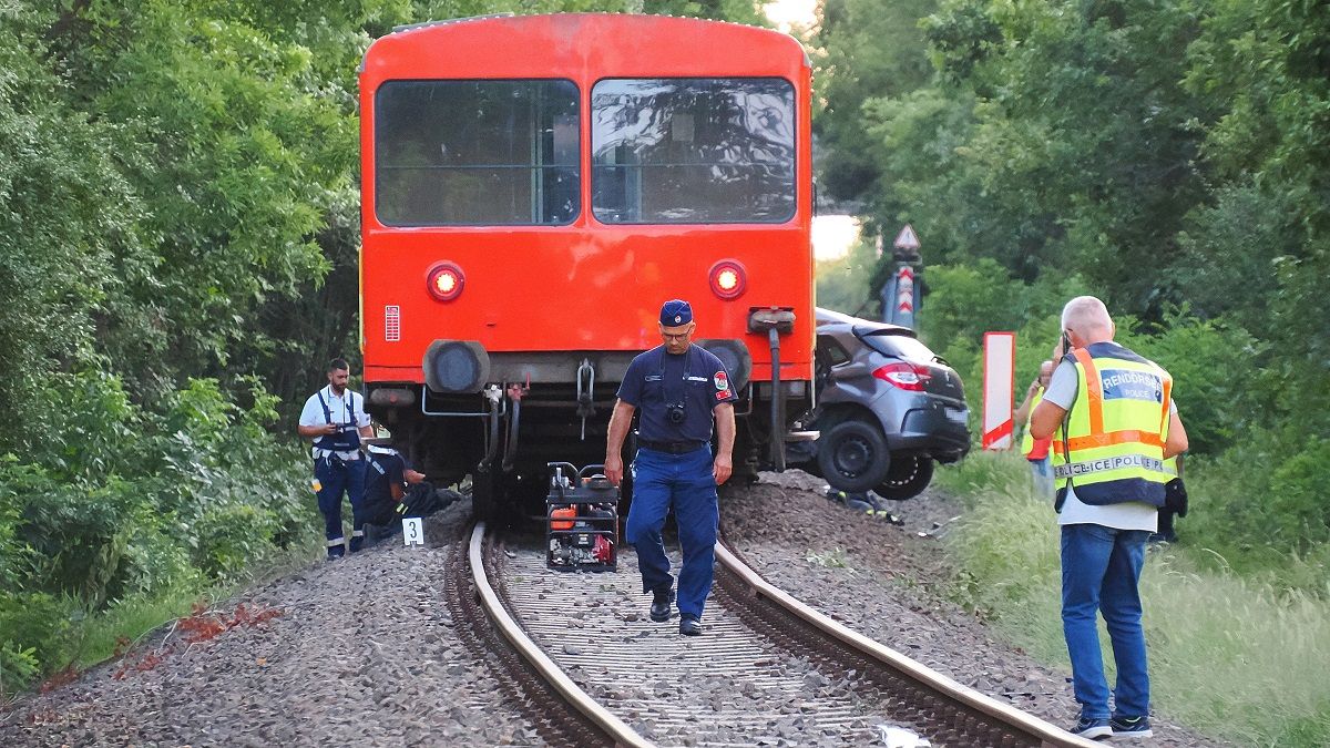 Sokkoló fotókon a szerda esti halálos vonatbaleset