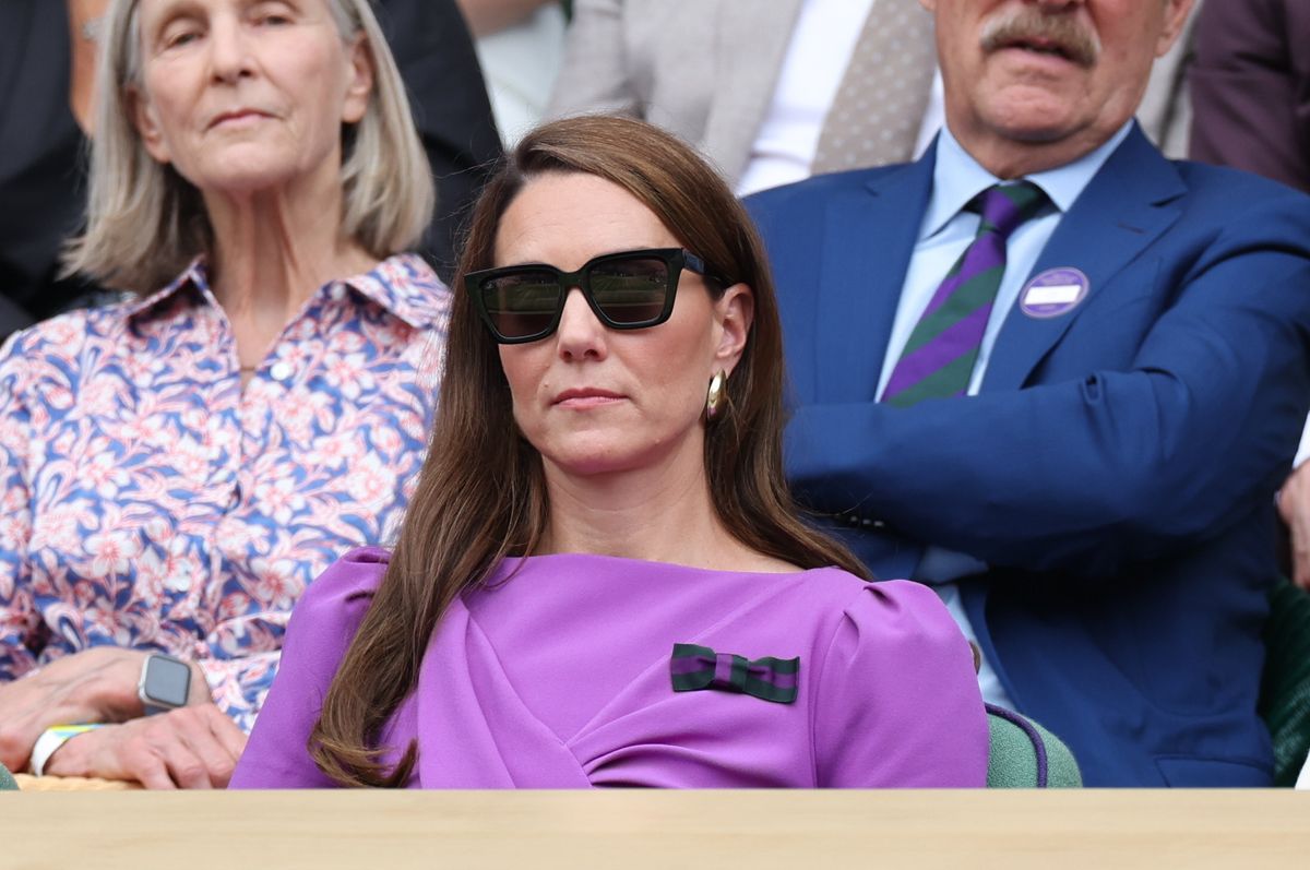 The Princess of Wales and Princess Charlotte at 2024 Wimbledon - Day Fourteen