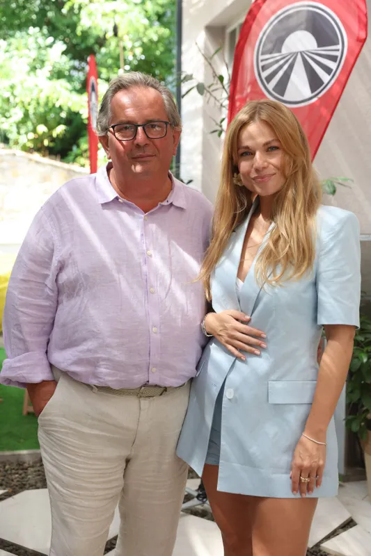 Cserpes Laura és édesapja, Cserpes István
