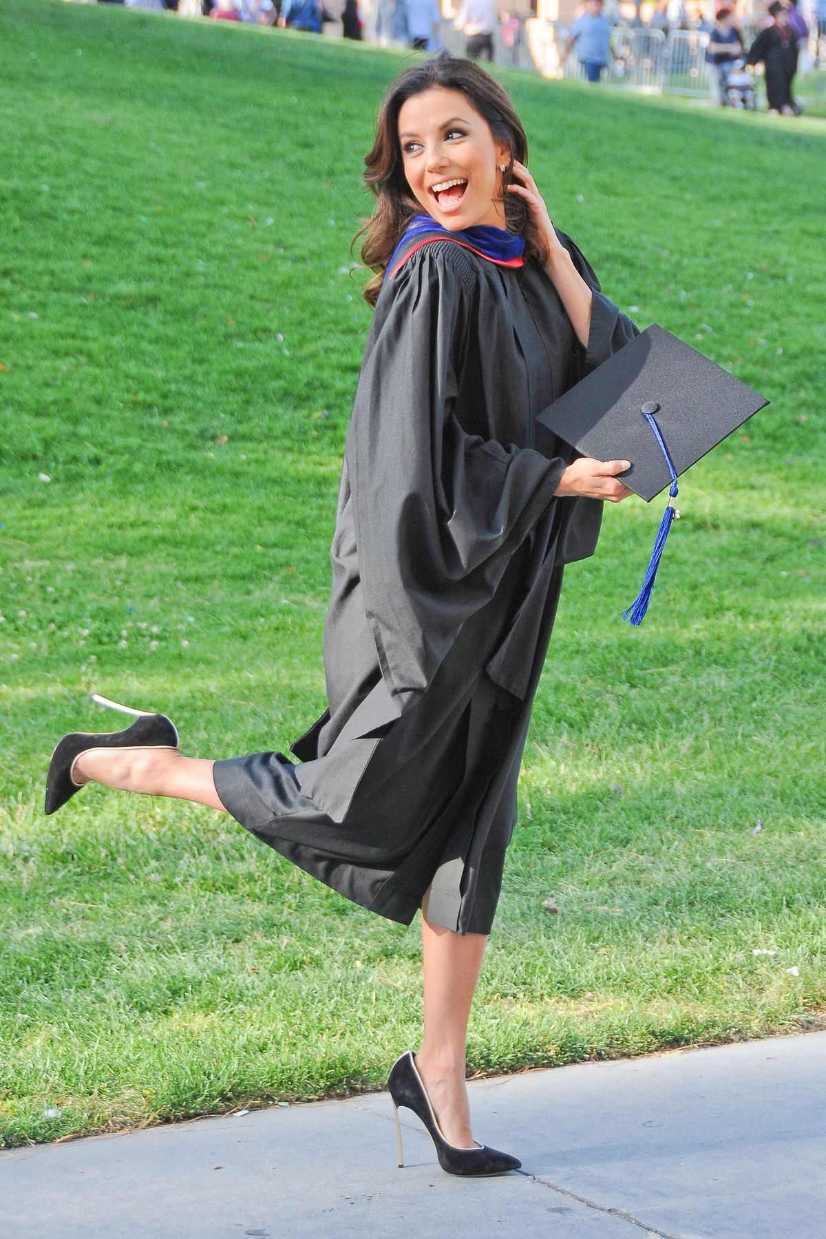 Eva Longoria is a Happy Graduate!