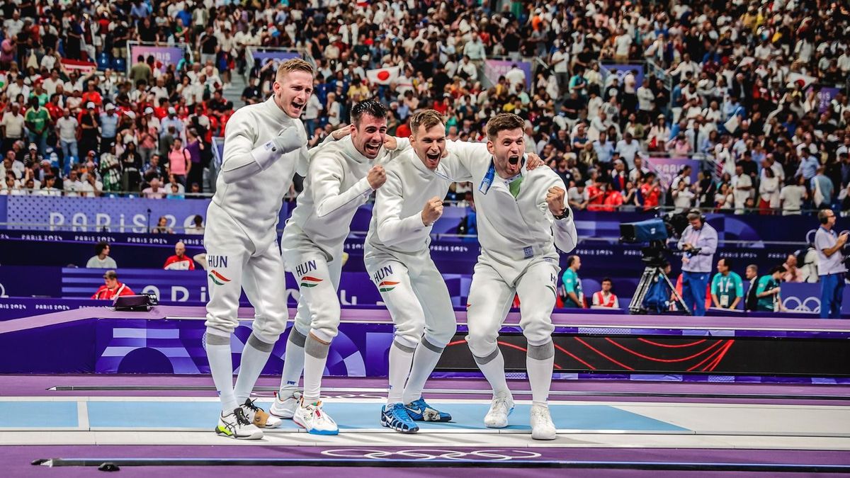 Itt a második arany! Olimpiai bajnok a magyar párbajtőrcsapat